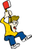 Angry Guy With Axe Cartoon Jumping Clip Art
